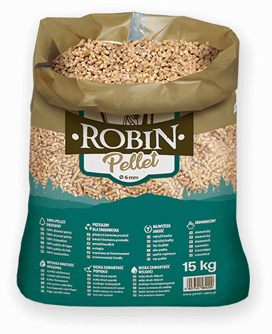 worek pelletu opałowego Robin do kupienia w Grodkowie lub sklepie internetowym